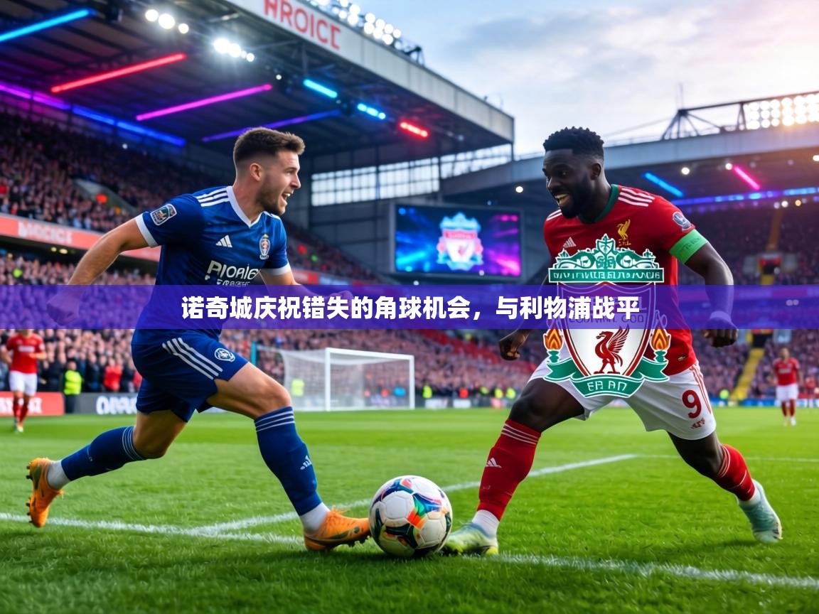 诺奇城庆祝错失的角球机会，与利物浦战平  第1张